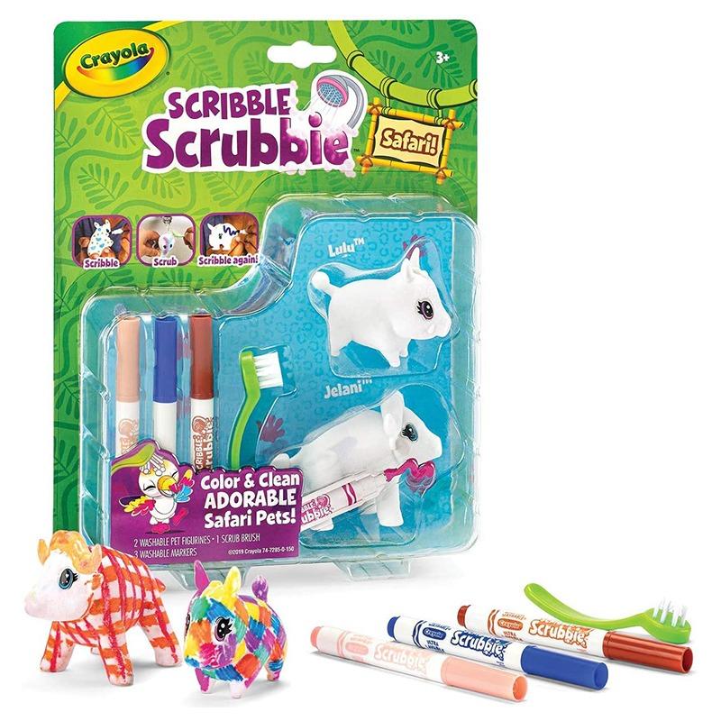 Crayola Scribble Scrubbie Safari Animals Set