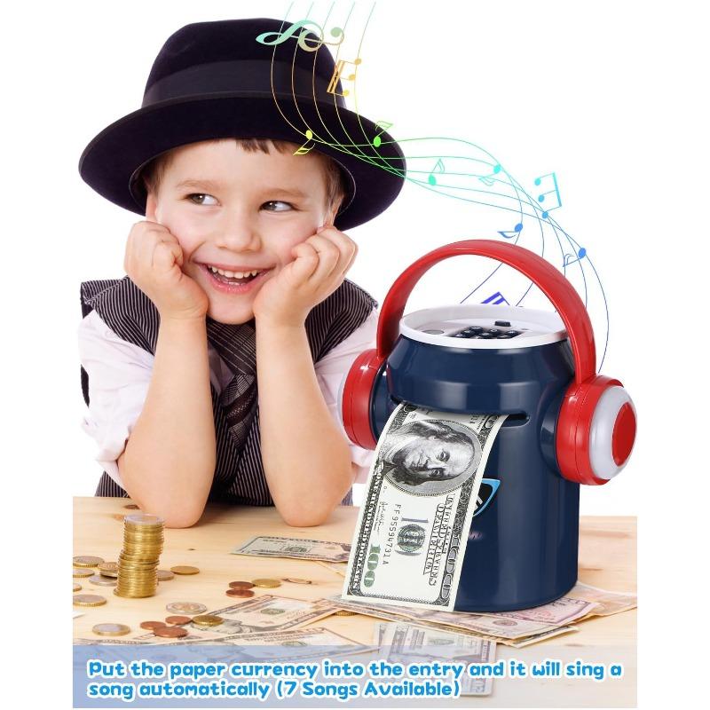 جهاز الصراف الآلي الذكي ببصمة الإصبع لون أسود