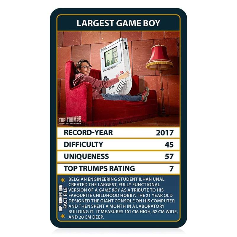 توب ترامبس - لعبة بطاقة غينيس للأرقام القياسية