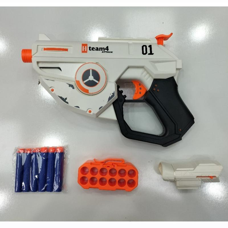 لعبة مسدس مع طلقات مطاطية ناعمة