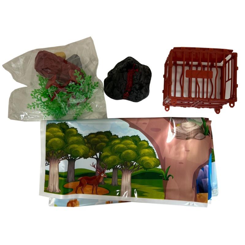 Animal World Safari Playset - 19 PCS