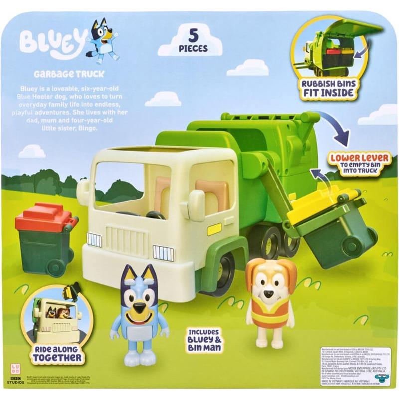Bluey Garbage Truck Playset