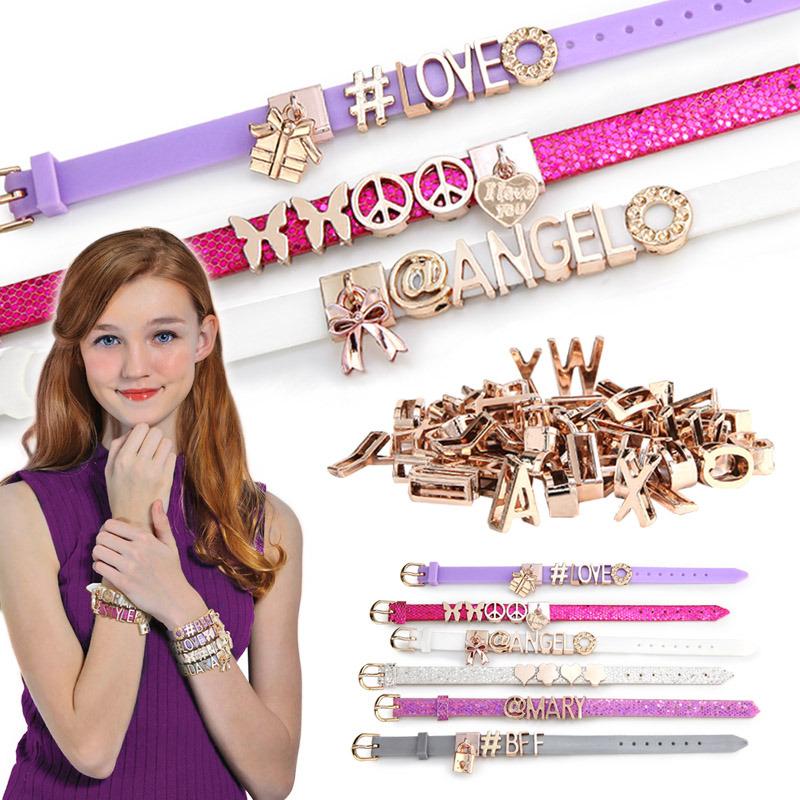 Tasia Rose Gold Message Bands