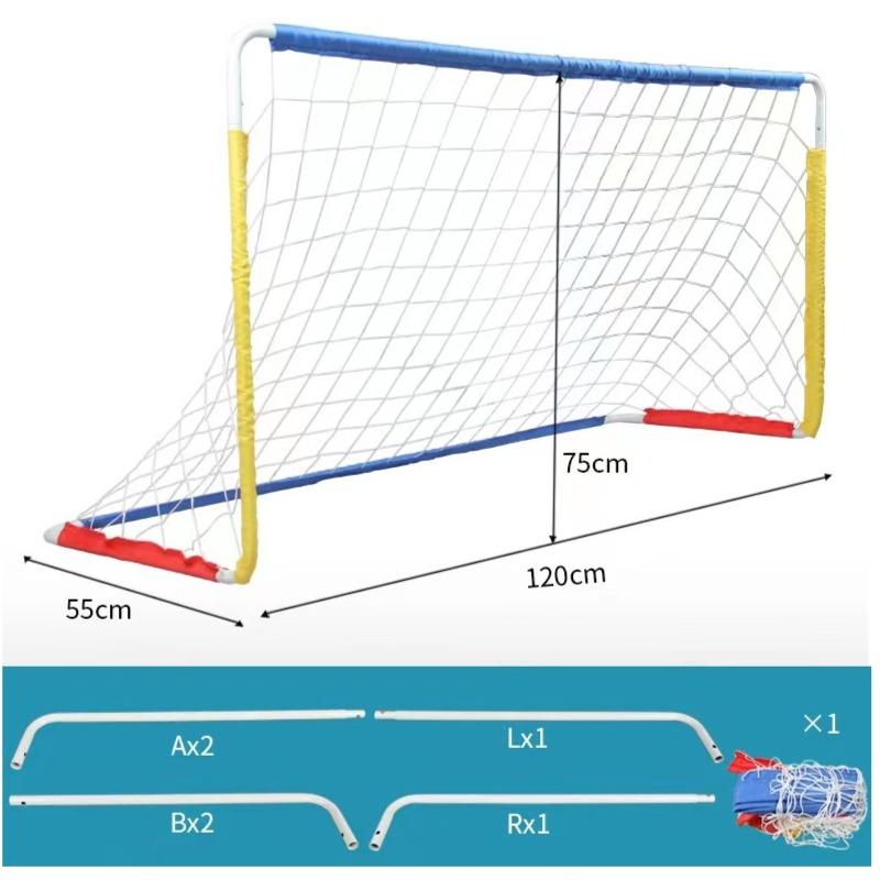 مجموعة مرمى كرة القدم الحديدي - حجم كبير