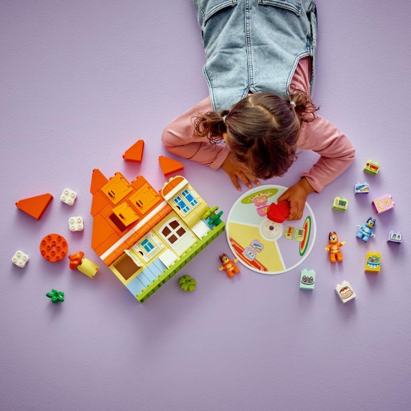 LEGO DUPLO Bluey – Family House with Memory Game
