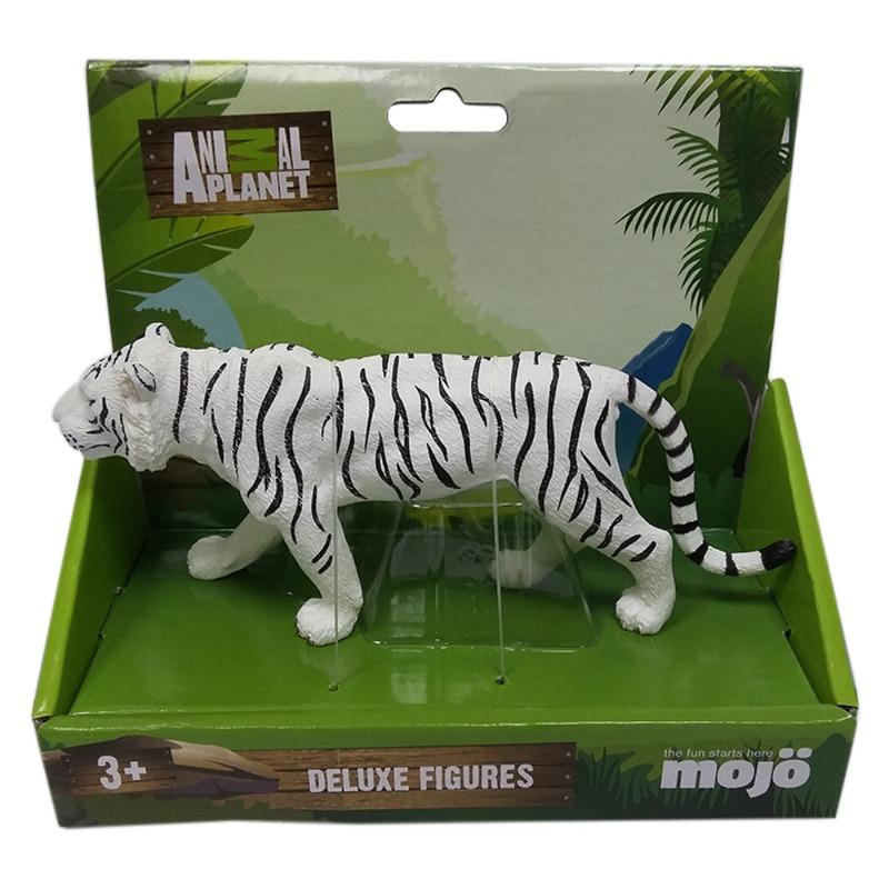 Mojo Tiger Toy Figure - Black And White