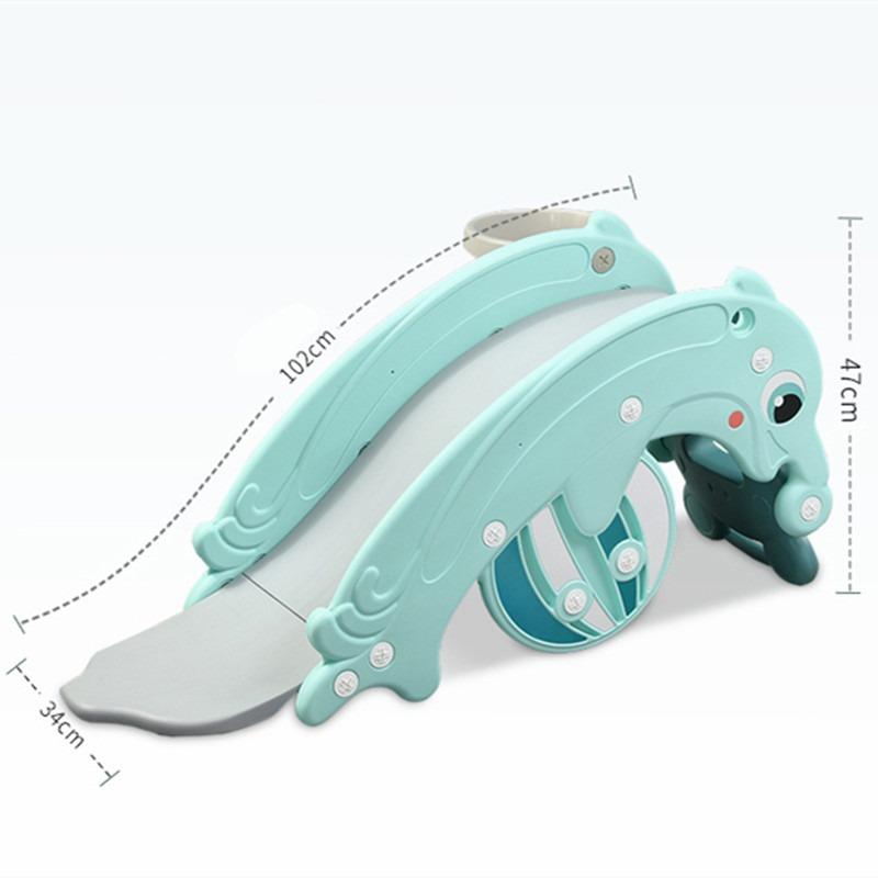 Gosport Frog Ride on And Slide - Green