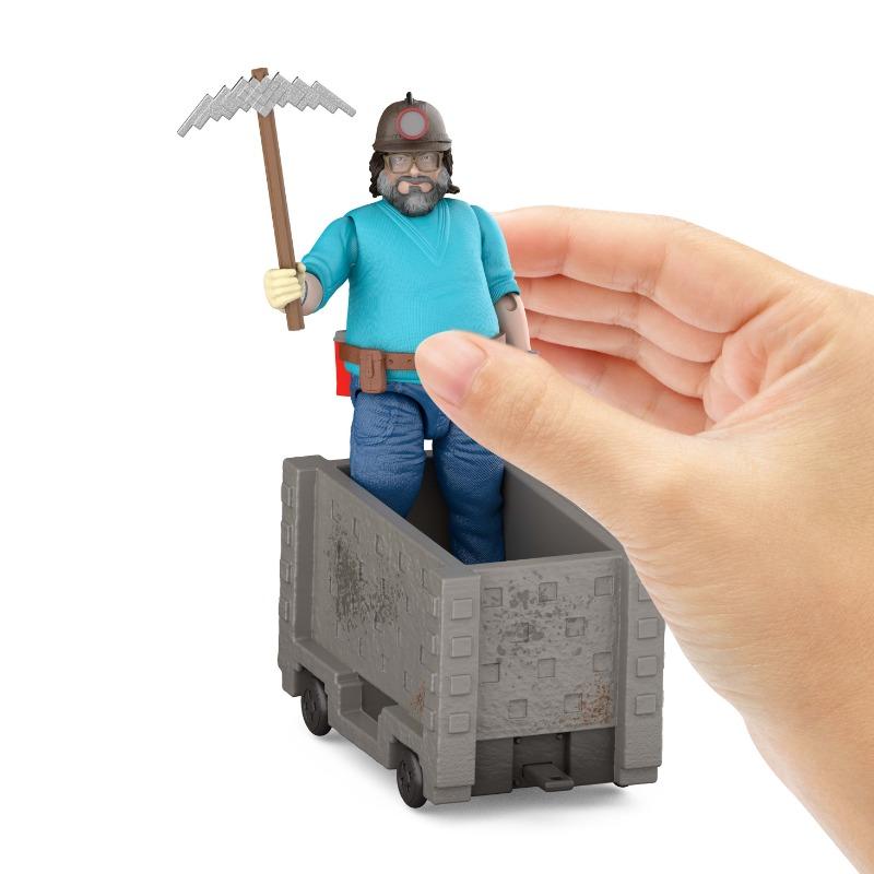 Minecraft Explosive Minecart Escape Set - Steve Movie Adventure Figure