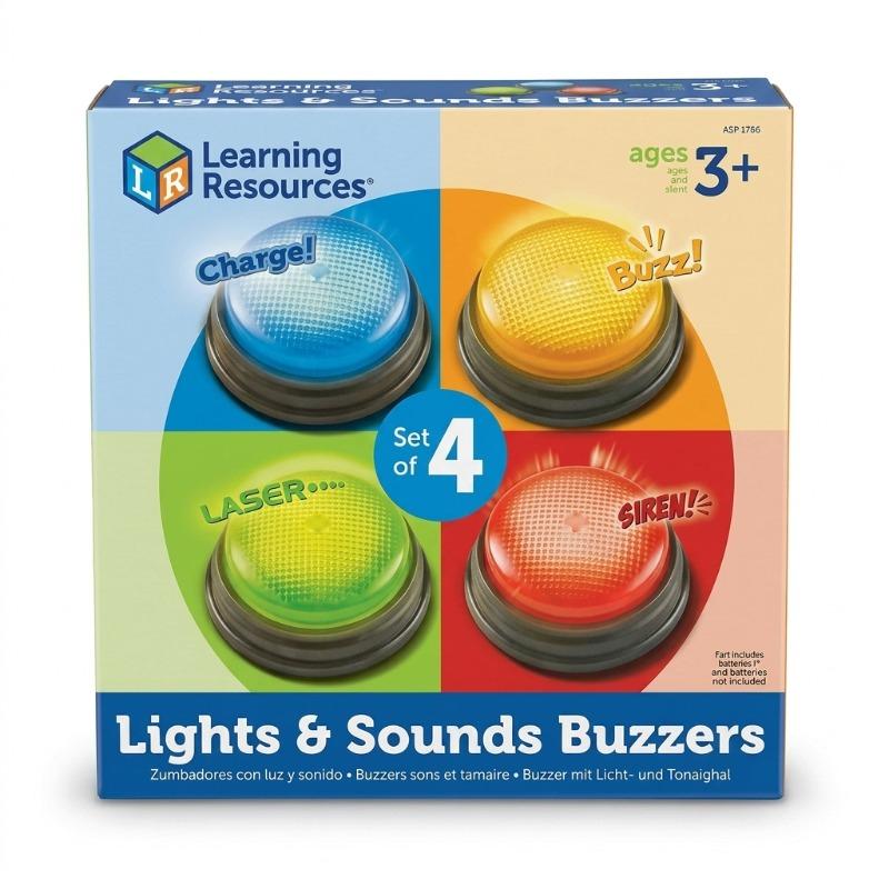 Lights and Sounds Buzzers Set – 4 Pack