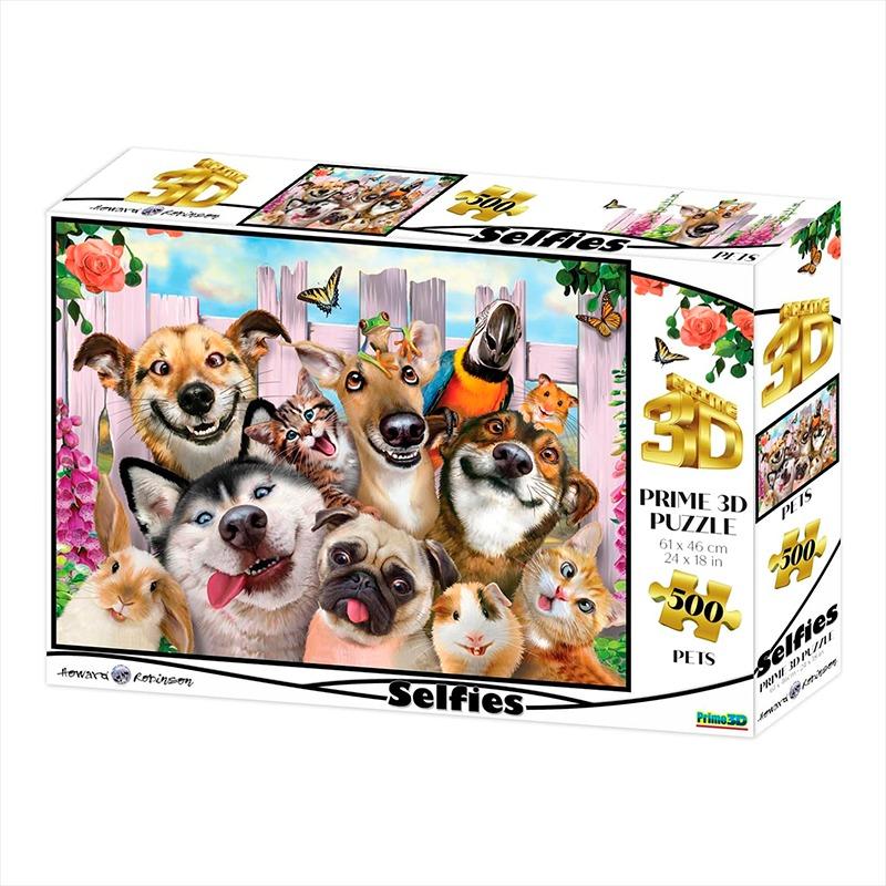 Prime 3D Pet Selfie Puzzle 500PC