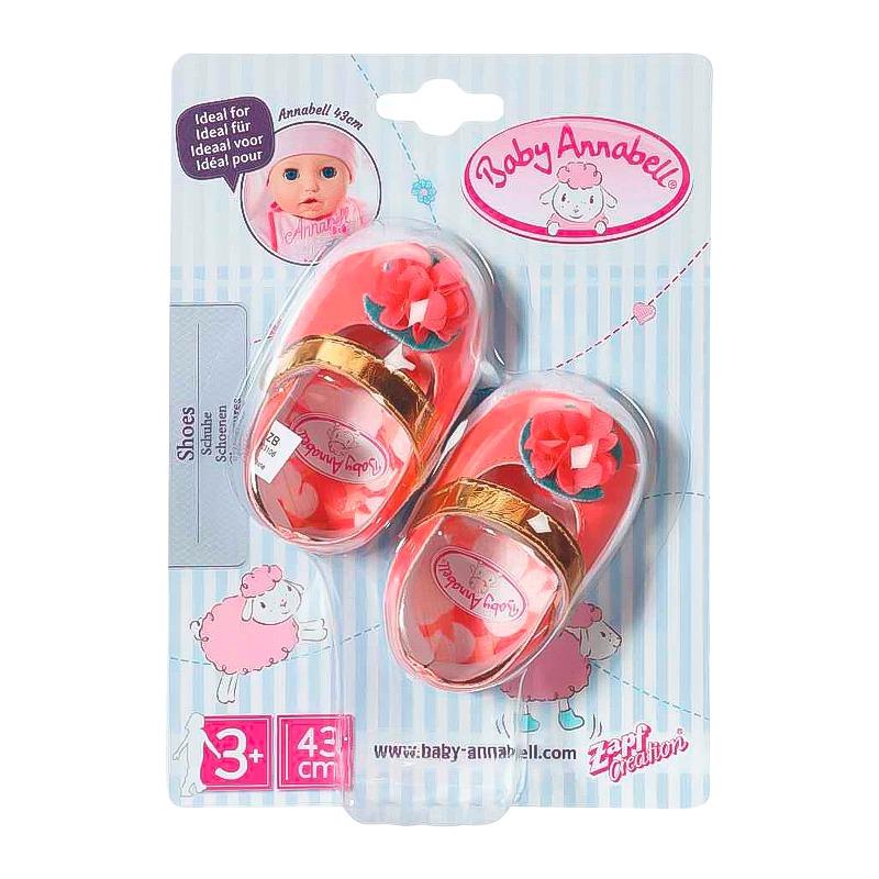 Baby Annabell Pink Floral Shoes