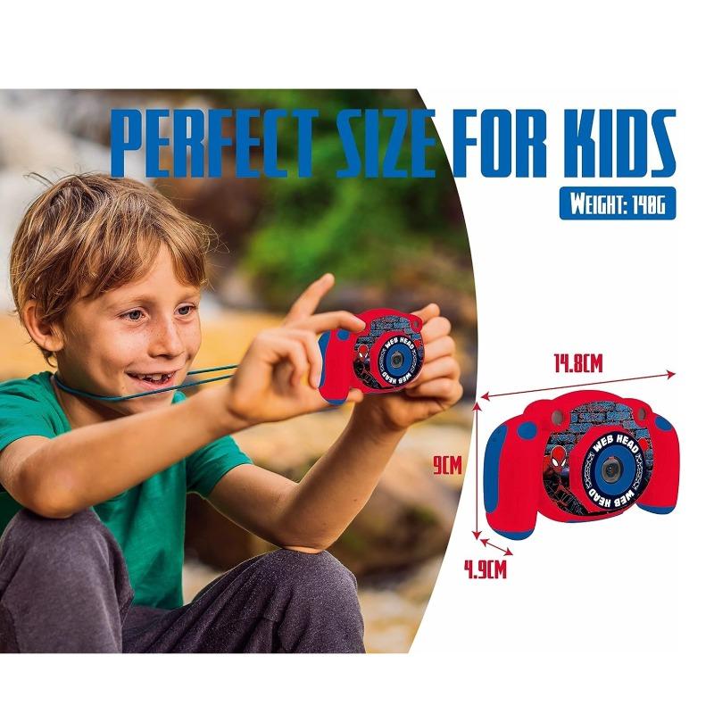 ليكسي بوك - كاميرا سبايدر مان للأطفال مع وظائف الصور والفيديو