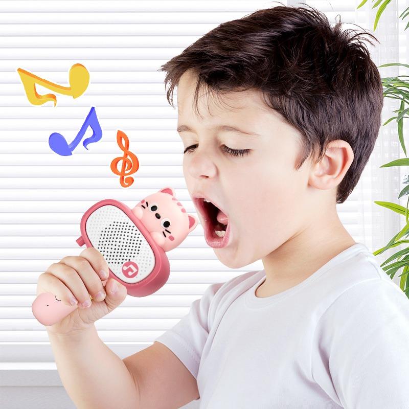 Bluetooth Microphone - Pink Cat