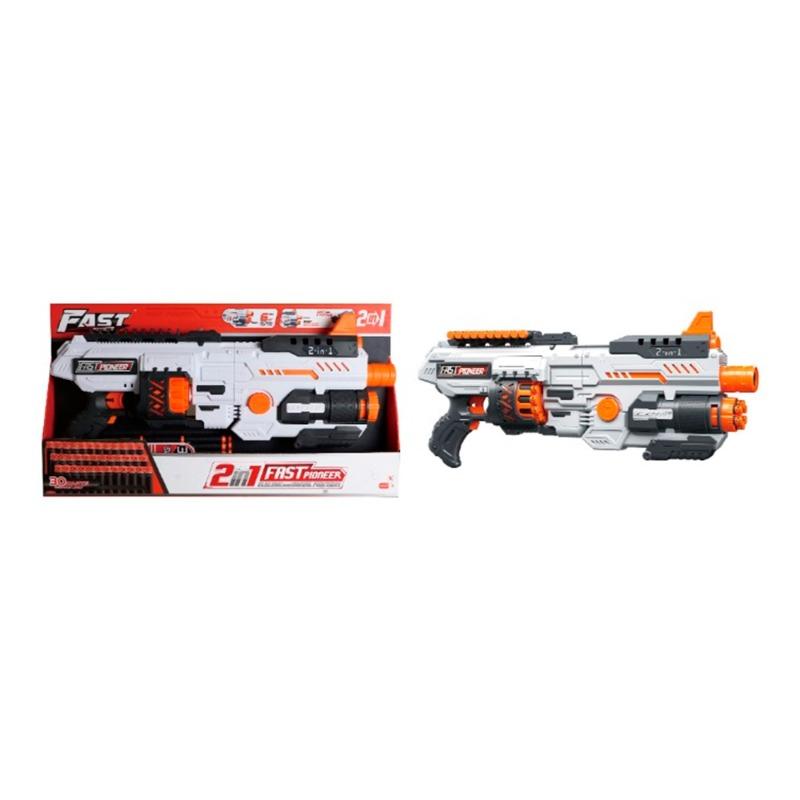 مسدس سوفت بوليت 2 في 1 للاطفال