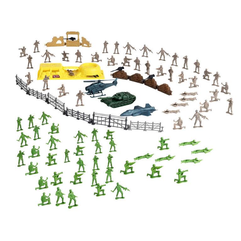 Soldier Force Bucket Soldiers 100 Pieces