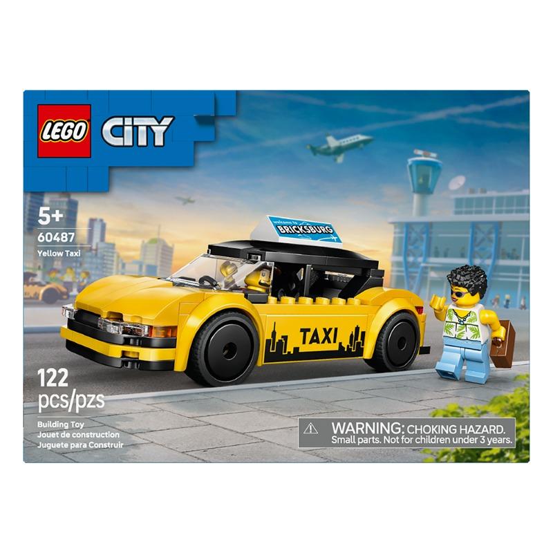 Lego Yellow Taxi 122 Pieces.