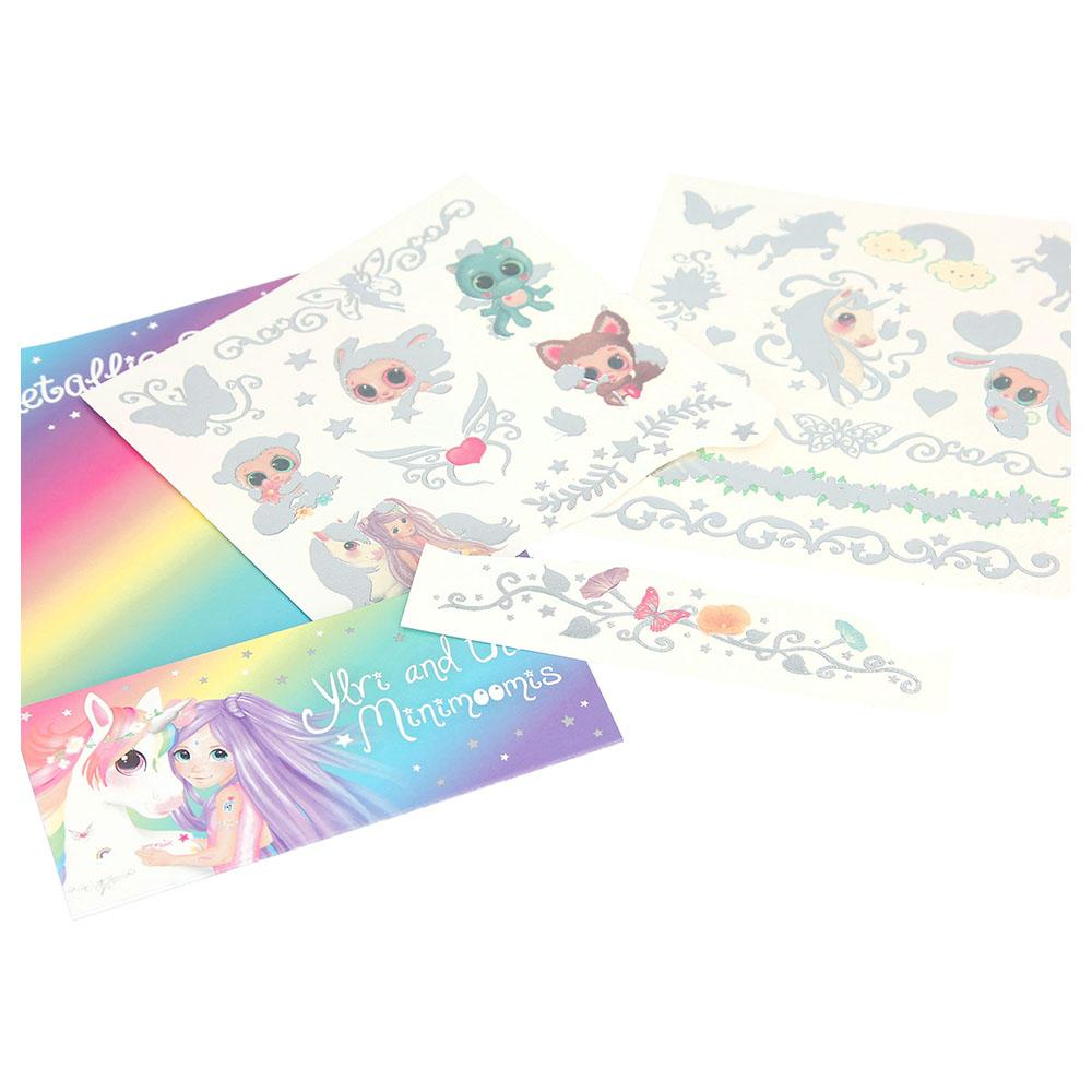 Top Model Ylvi  And The Minimoomis Metallic Tattoos