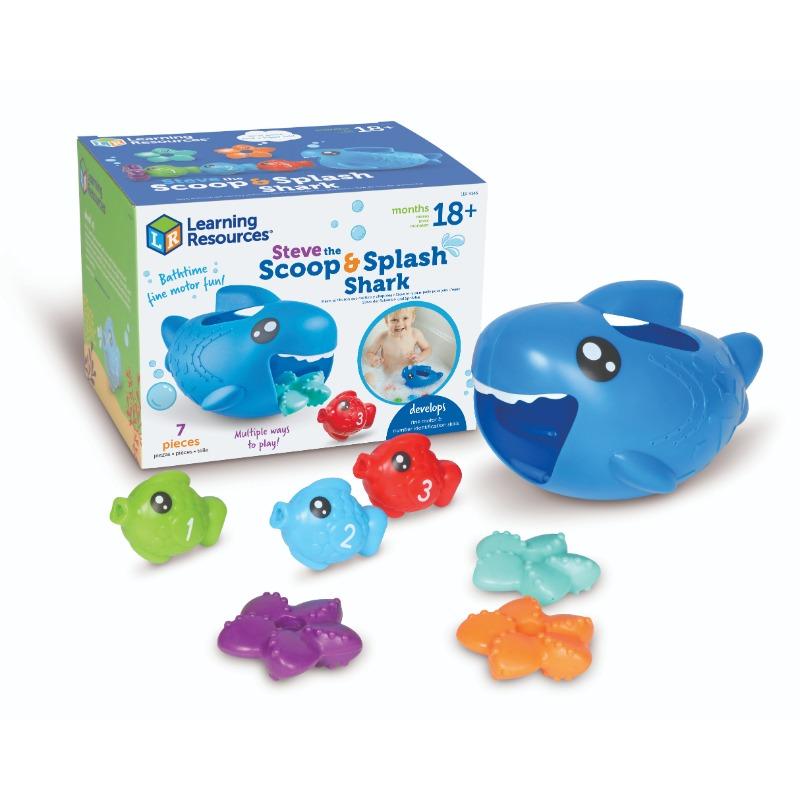 Steve the Scoop & Splash Shark Water Play Toy.