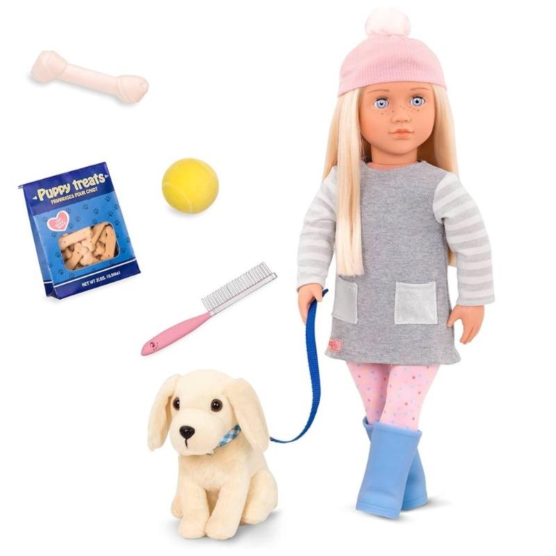 Our Generation Doll Meagan with Pet Dog