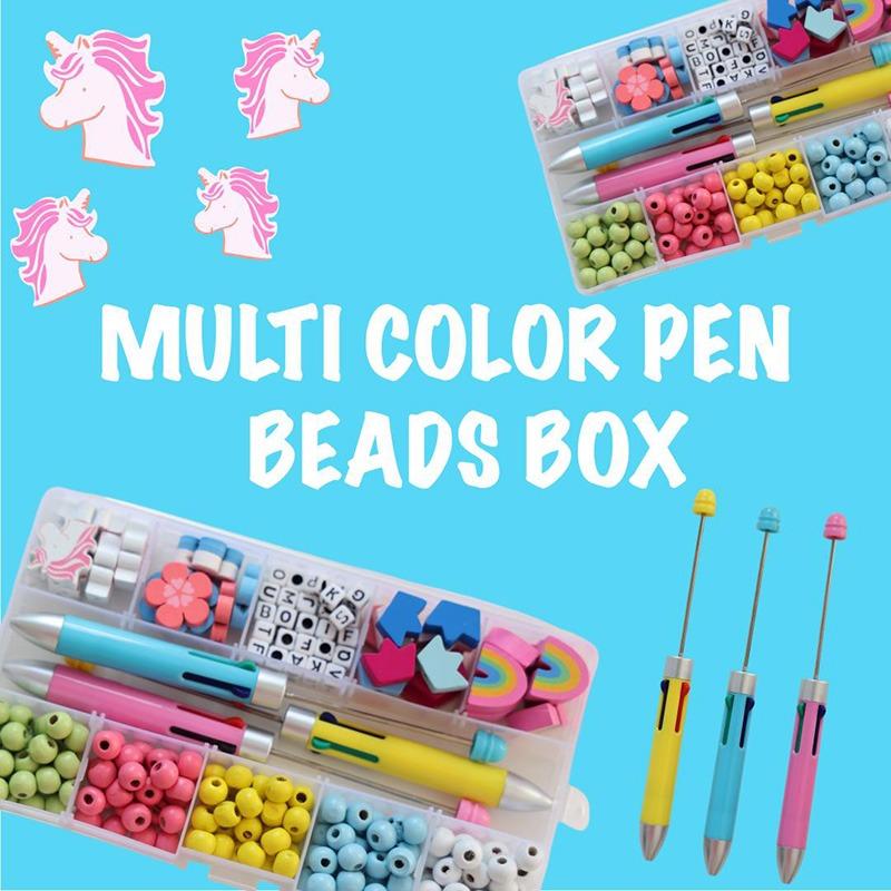 Twinsco Multicolor Pen Beads Box