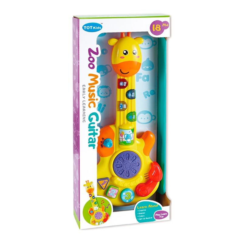 Giraffe Guitar with Music and Lights - Yellow