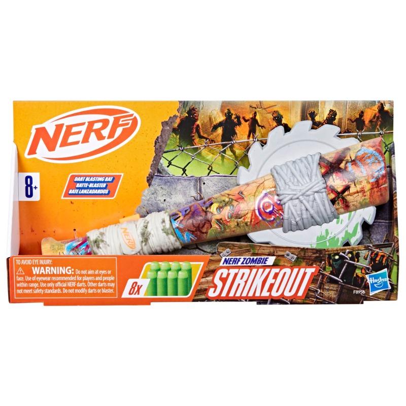 Nerf Gun Zombie Strike Out Dart Blaster with 8 Nerf Elite Darts