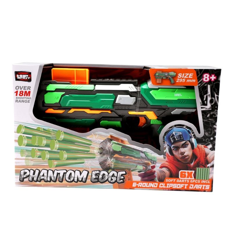 Hip Shot Phantom Edge Dart Blaster 6 Darts