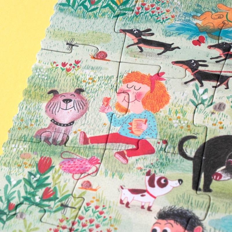 Londji - Pocket Puzzle Cats and Dogs Set 24Pcs