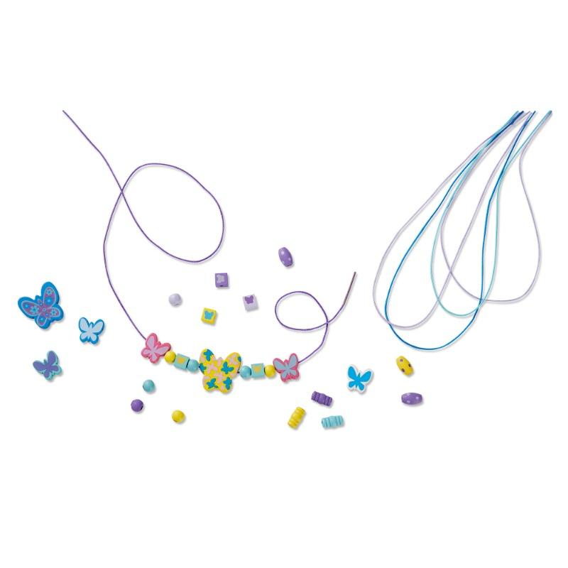 Melissa and Doug Created by Me! Butterfly Beads Wooden Bead Kit