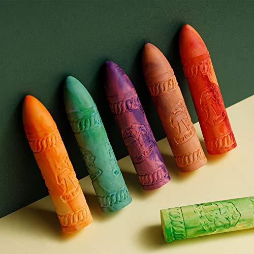 مجموعة ألوان التاي داي الشمعية - 6 ألوان