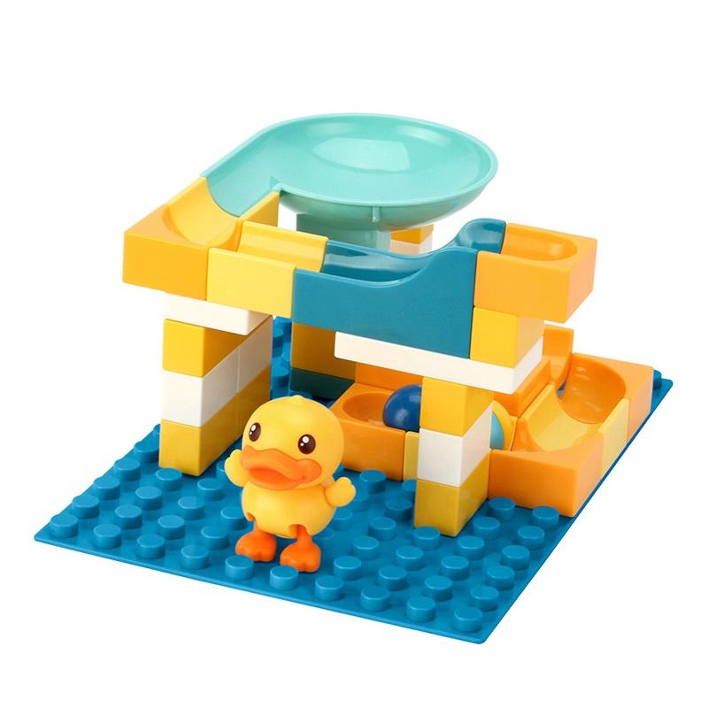 بي دك بيبي - كتل بناء وتركيب مسار الكرة - 43 قطعة