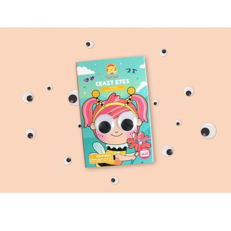 تايجر ترايب - مجموعة تلوين وملصقات العيون اللطيفة