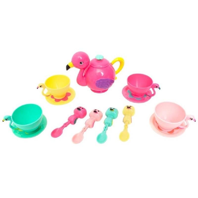 Flamingo Tea Set With Accessories