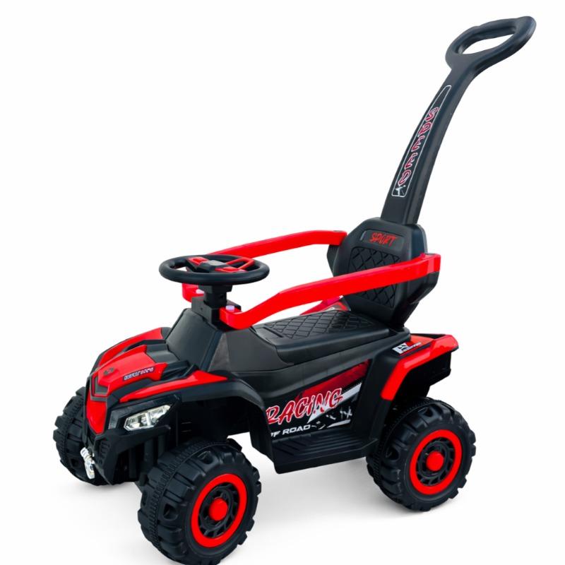 سيارة ركوب للأطفال مع مقبض دفع