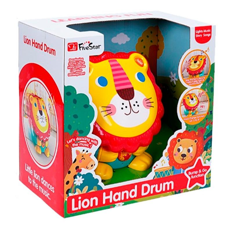 Five Star Lion Hand Drum Toy
