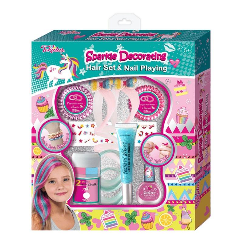 توكيداس - مجموعة سباركل لتزيين الشعر والأظافر