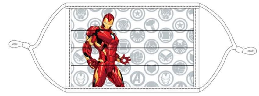 Cloth Face Coverings - Marvel Ironman Face Mask