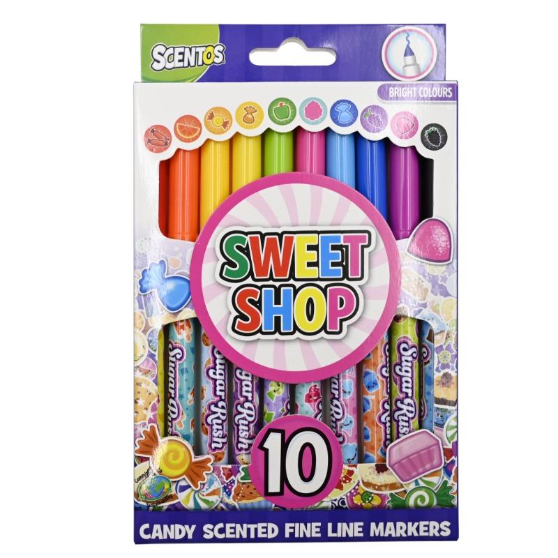 Scentos Sweet Shop 10 Fine Line Markers
