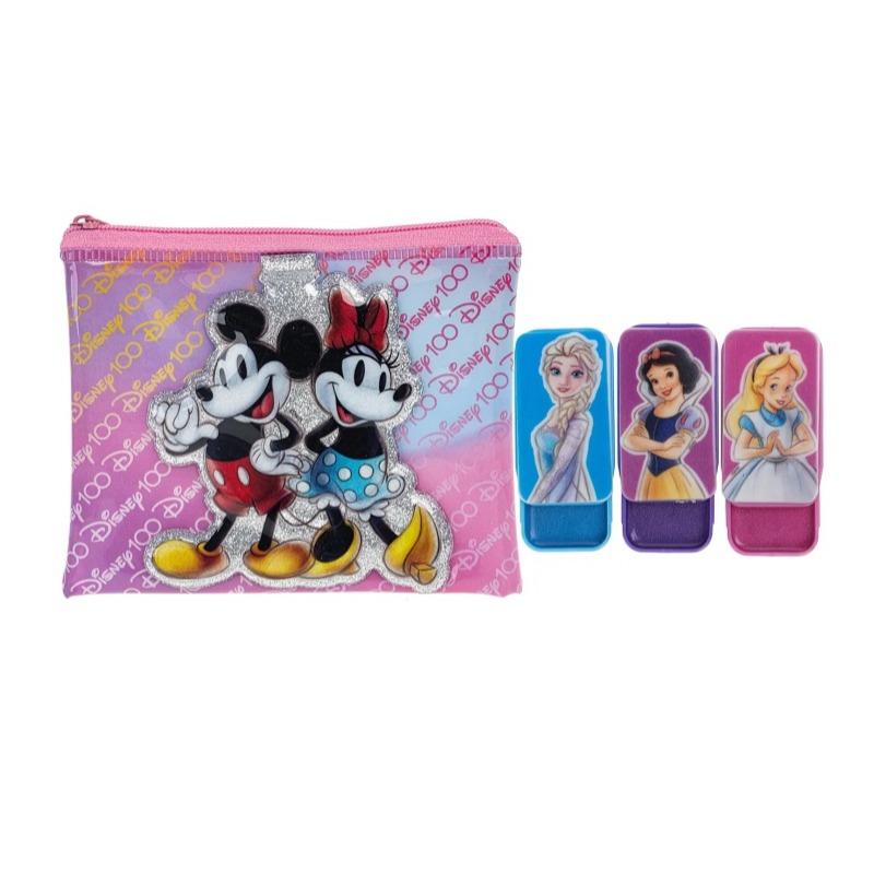 Townley Girl Disney 100th Lip Gloss Slider with Bag 3 Pack - 15g