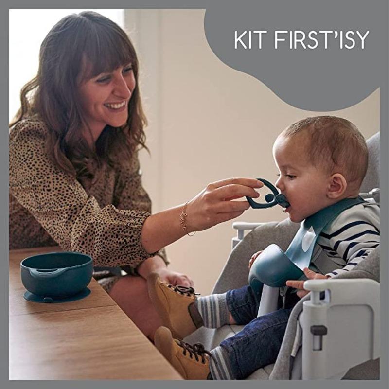 Babymoov Silicone Weaning Set 3 Pieces - Blue