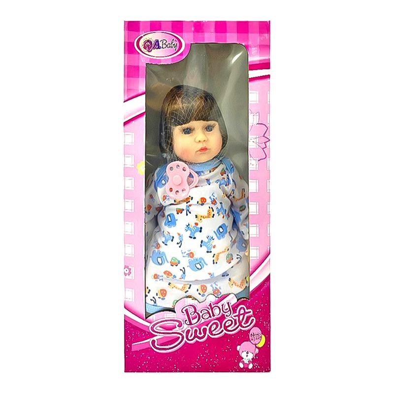 Baby Sweet Baby Girl Doll Blue Dress 42 cm PVC