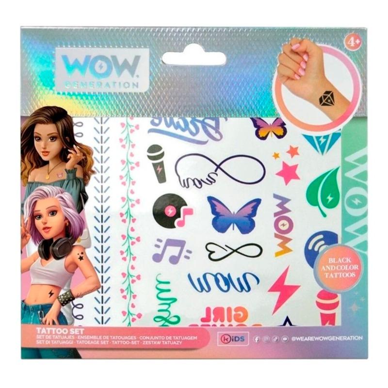 Wow Generation Tattoos Set