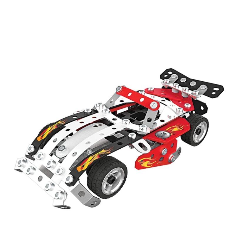 ميكانو - مجموعة بناء مركبة السباق لون أحمر