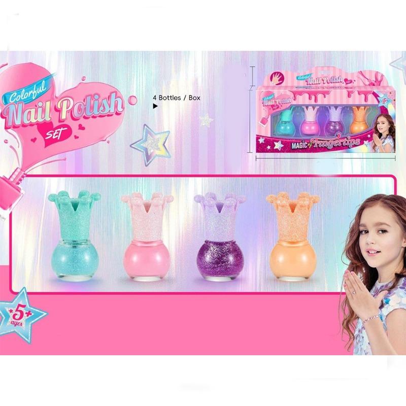 طقم طلاء أظافر الأميرات للأطفال