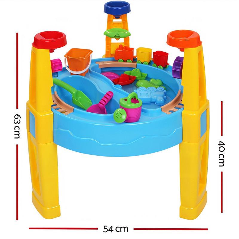 Hualian Sand and Water Table Set - Blue/Yellow
