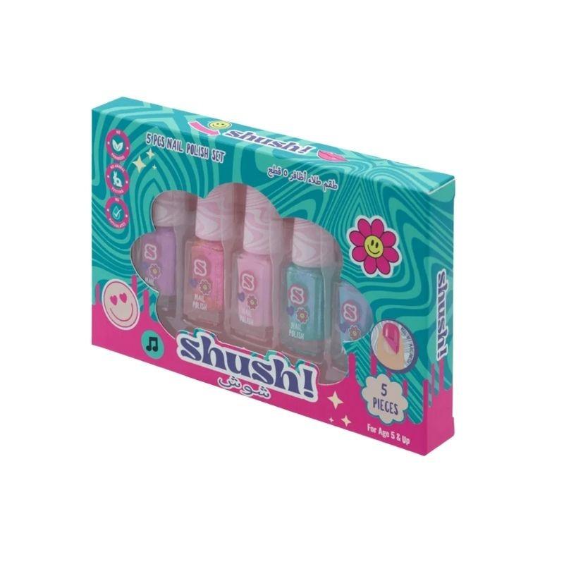 Shush Nail Polish Set - 5 Pcs