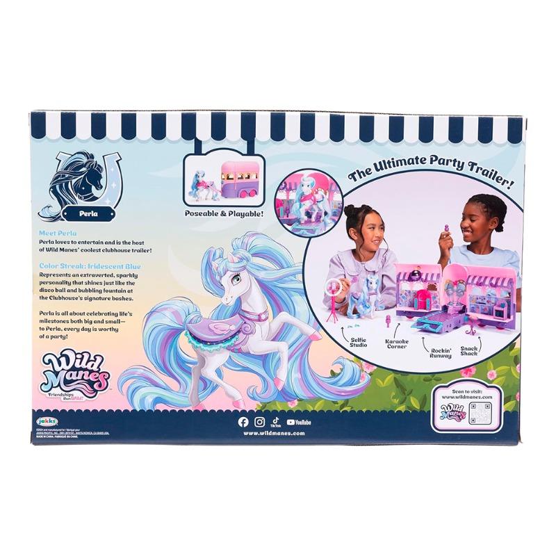 Wild Manes Perla Clubhouse Trailer Playset With Over 25 Interactive Features