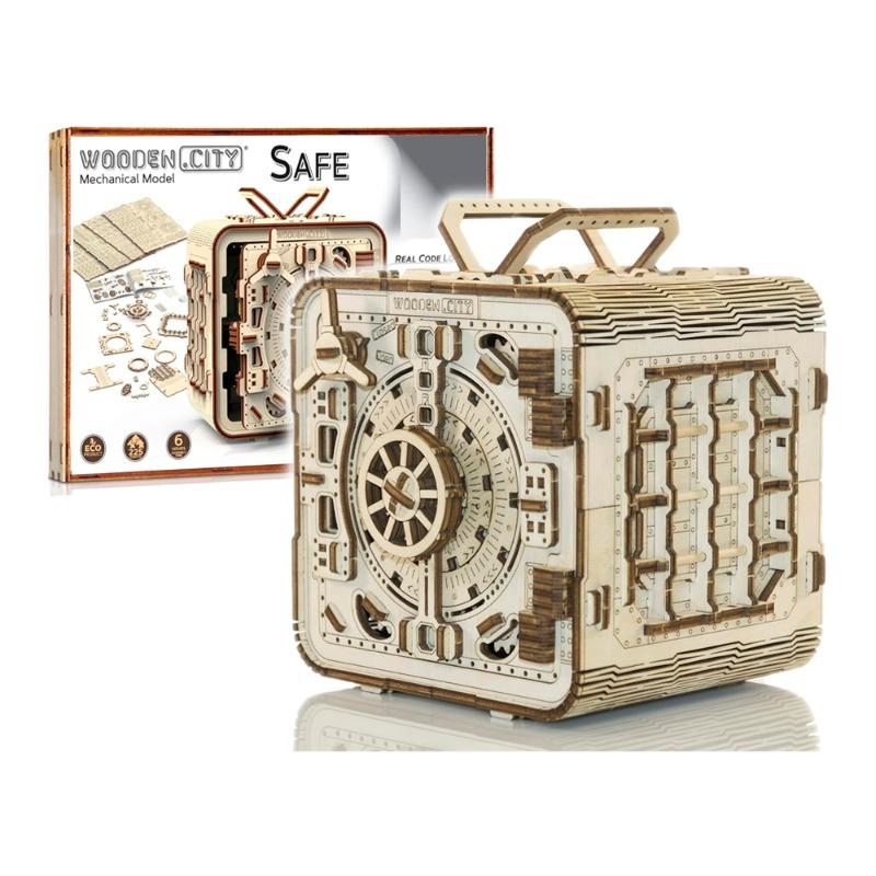Wooden City Brainteaser Money Cabinet 3D Puzzle