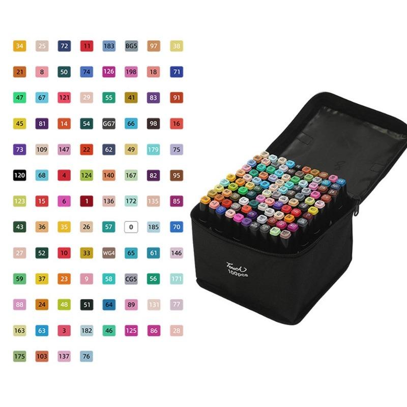 100 Colors Touch Professional Twin Marker Pen