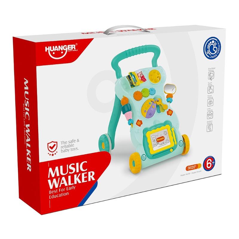 Huanger Baby Stroller Music Walker - Green